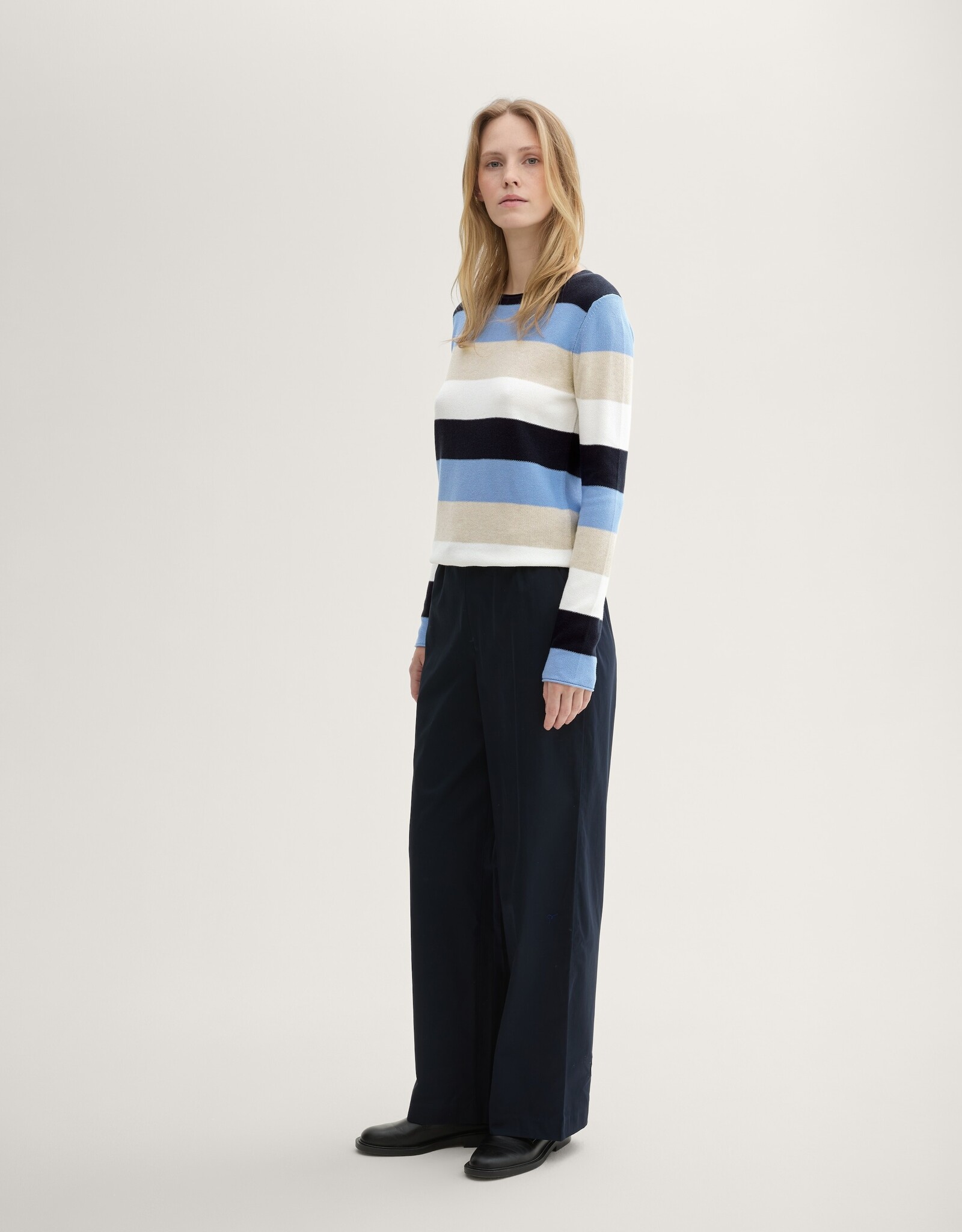 Tom Tailor TT Knit Structured Striped Top