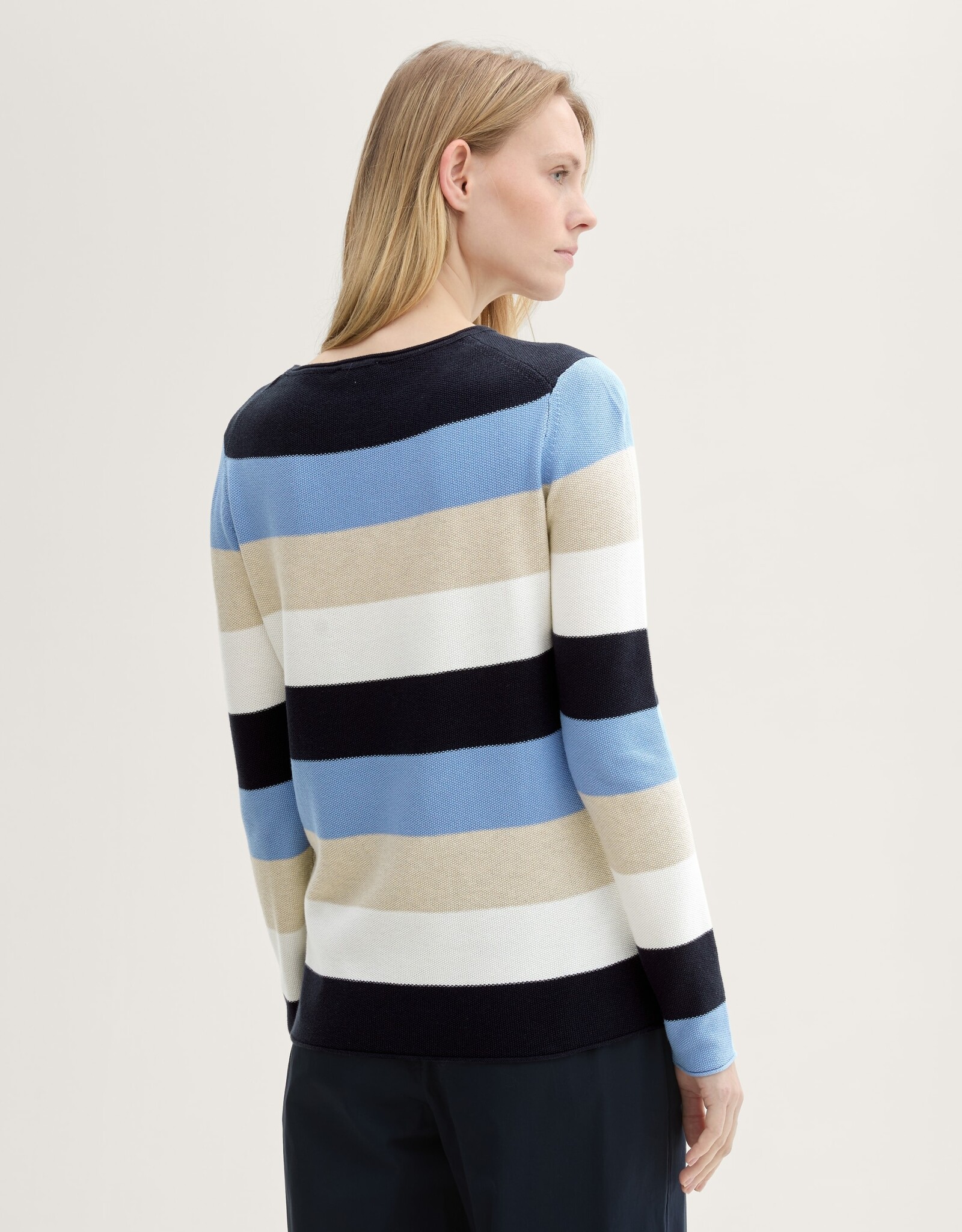 Tom Tailor TT Knit Structured Striped Top