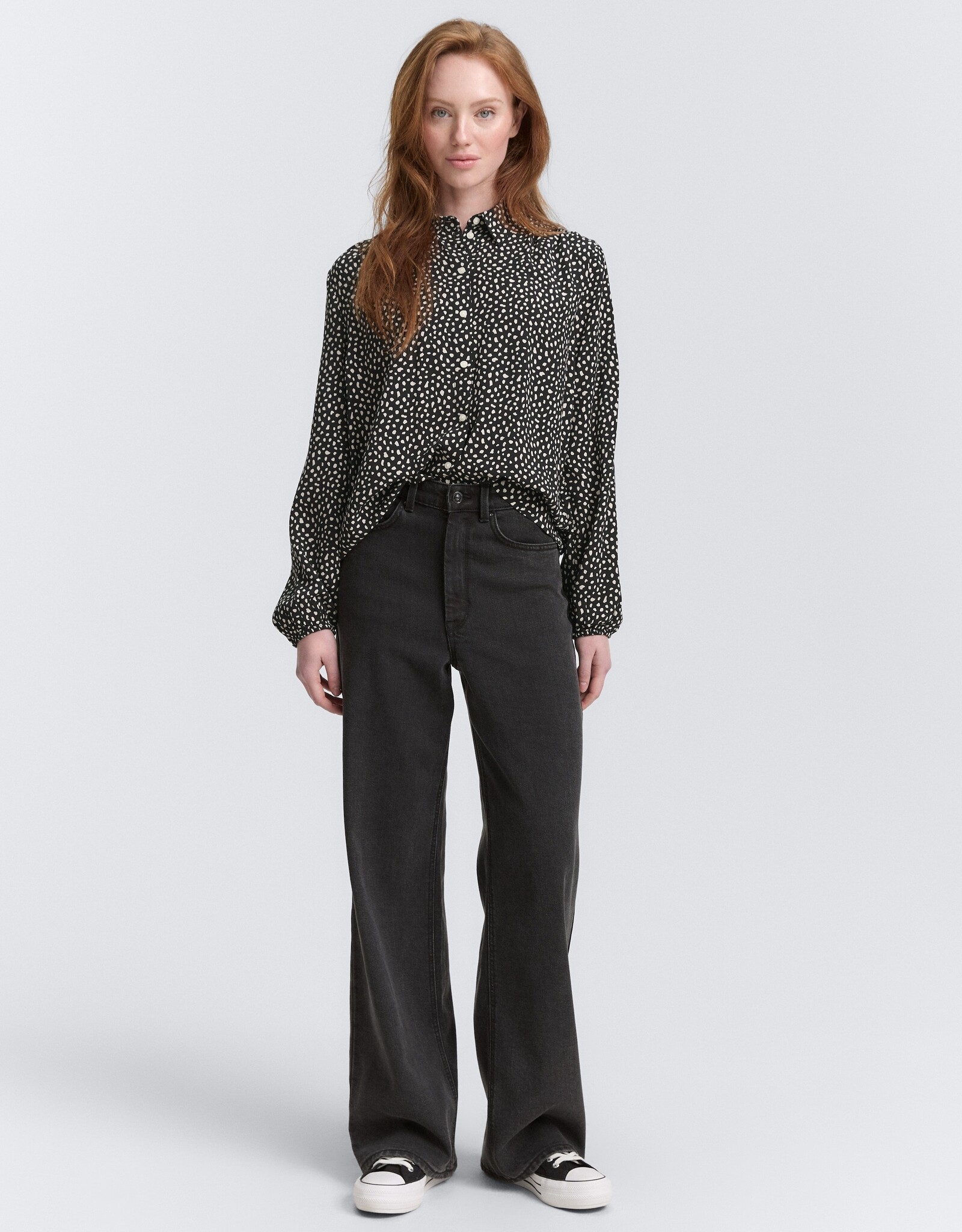 Tom Tailor Shirt Blouse w Dot Pattern