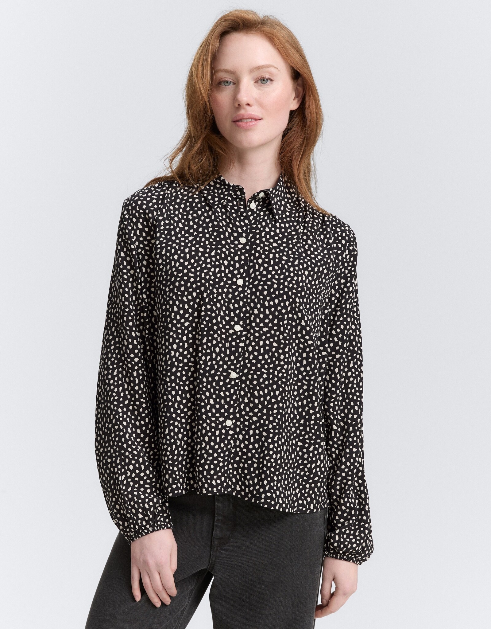 Tom Tailor Shirt Blouse w Dot Pattern