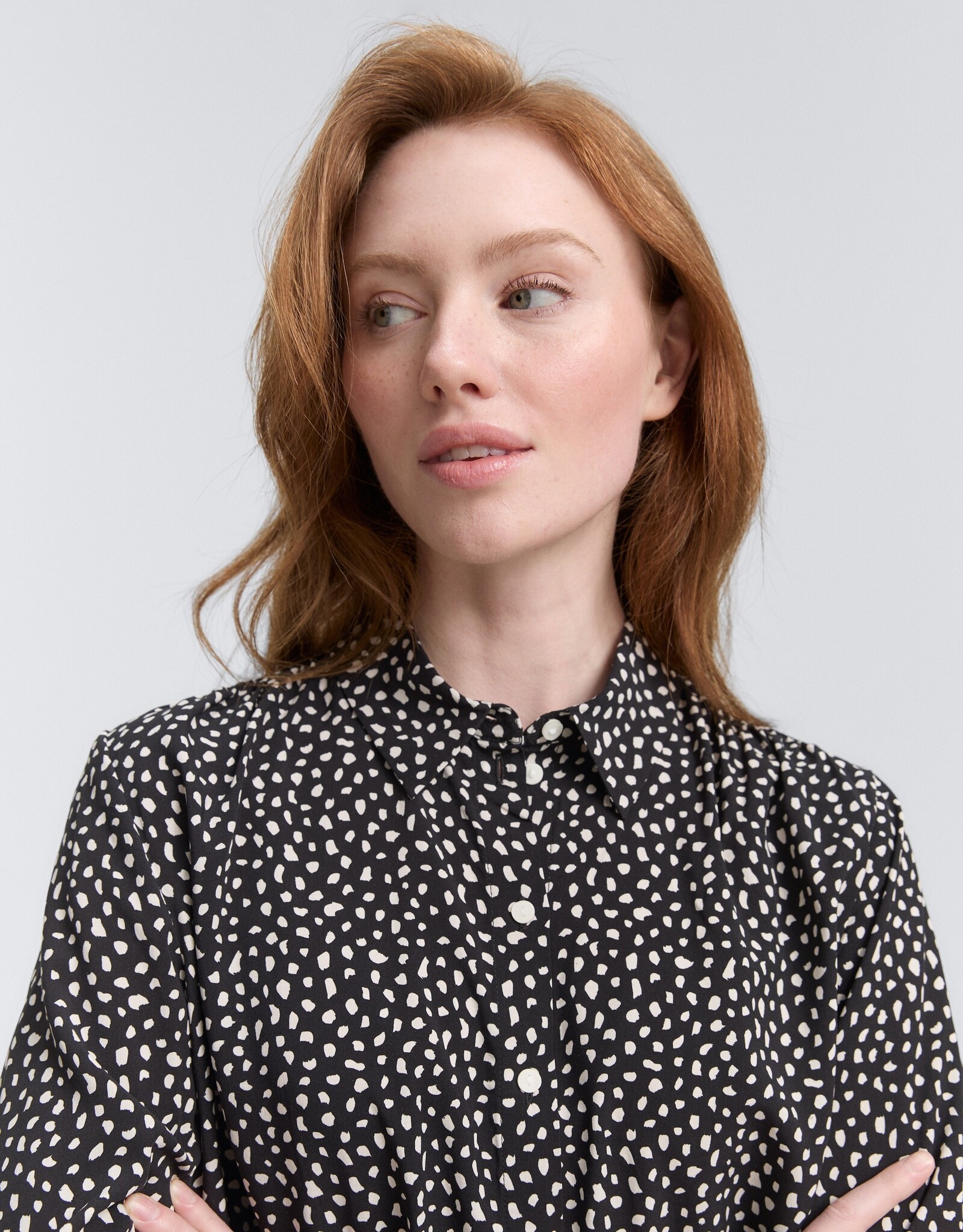 Tom Tailor Shirt Blouse w Dot Pattern