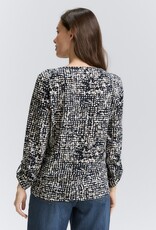 Tom Tailor Henley Blouse Shirt w Dot Patter