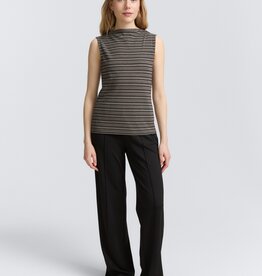 Tom Tailor Jaquard Top w Stand Up Collar