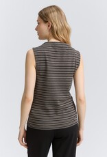 Tom Tailor Jaquard Top w Stand Up Collar