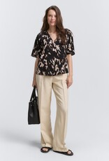 Tom Tailor Blurred Animal Print V-Neck S/S Blouse