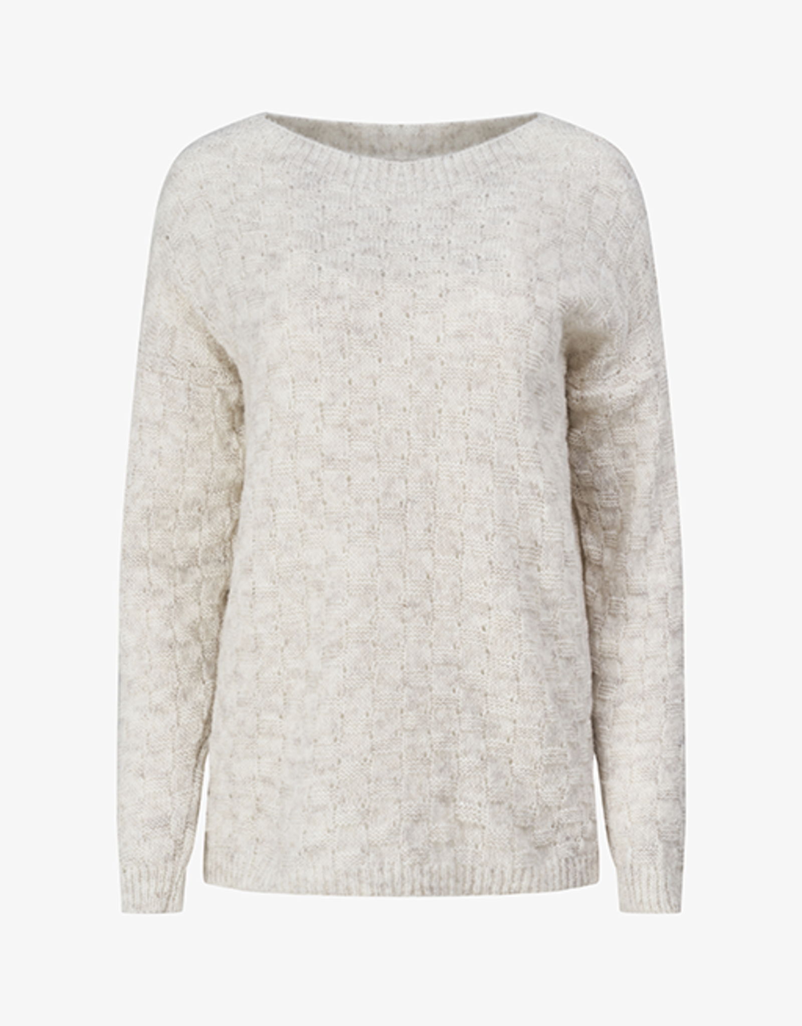 M Made in Italy Basket Weave Sweater