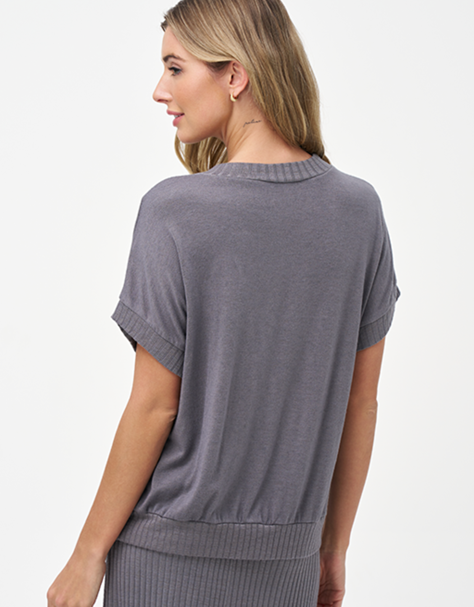 M Made in Italy S/S Knit Top