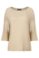 M Made in Italy Mesh Metalic Sweater