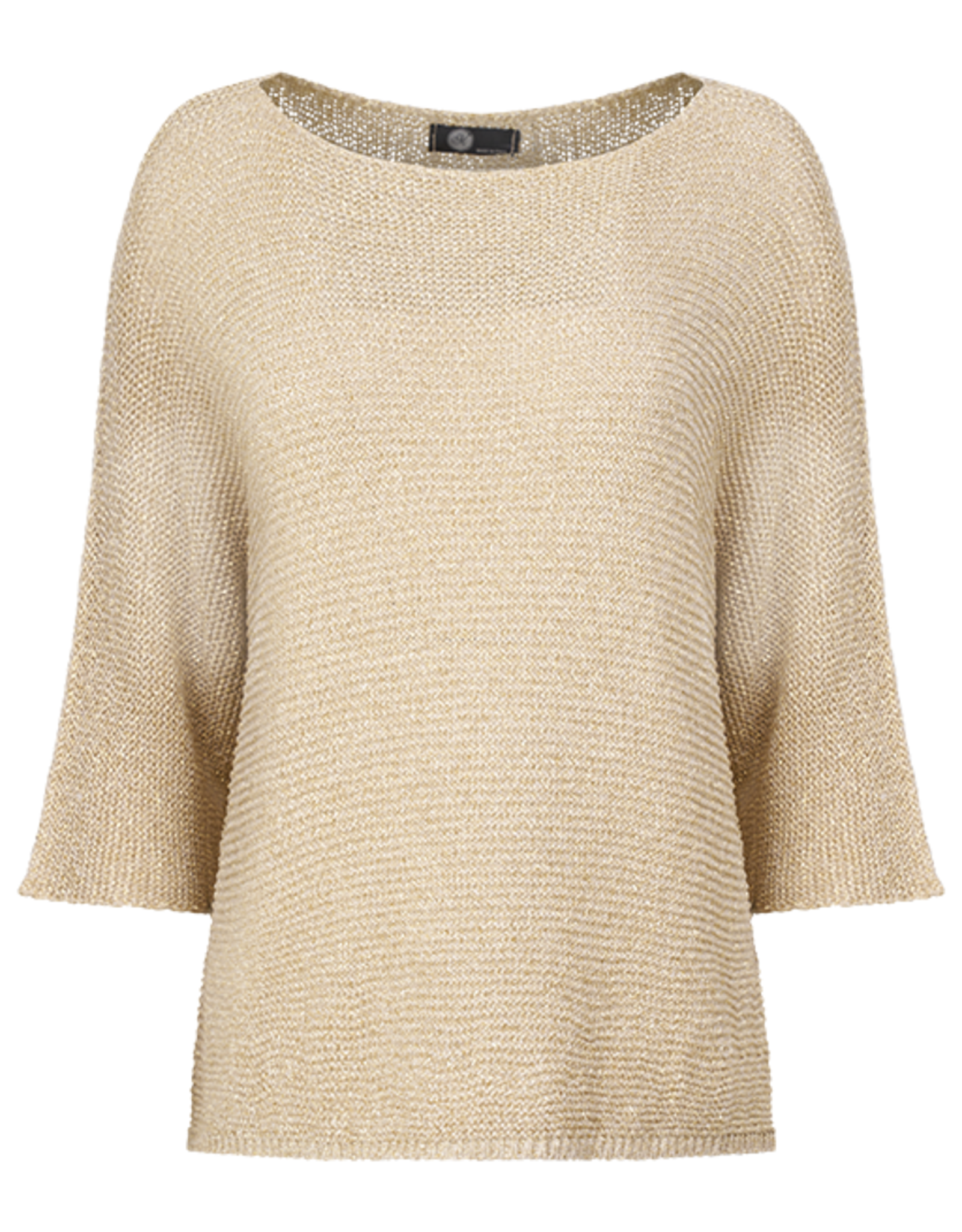 M Made in Italy Mesh Metalic Sweater