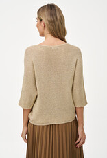 M Made in Italy Mesh Metalic Sweater