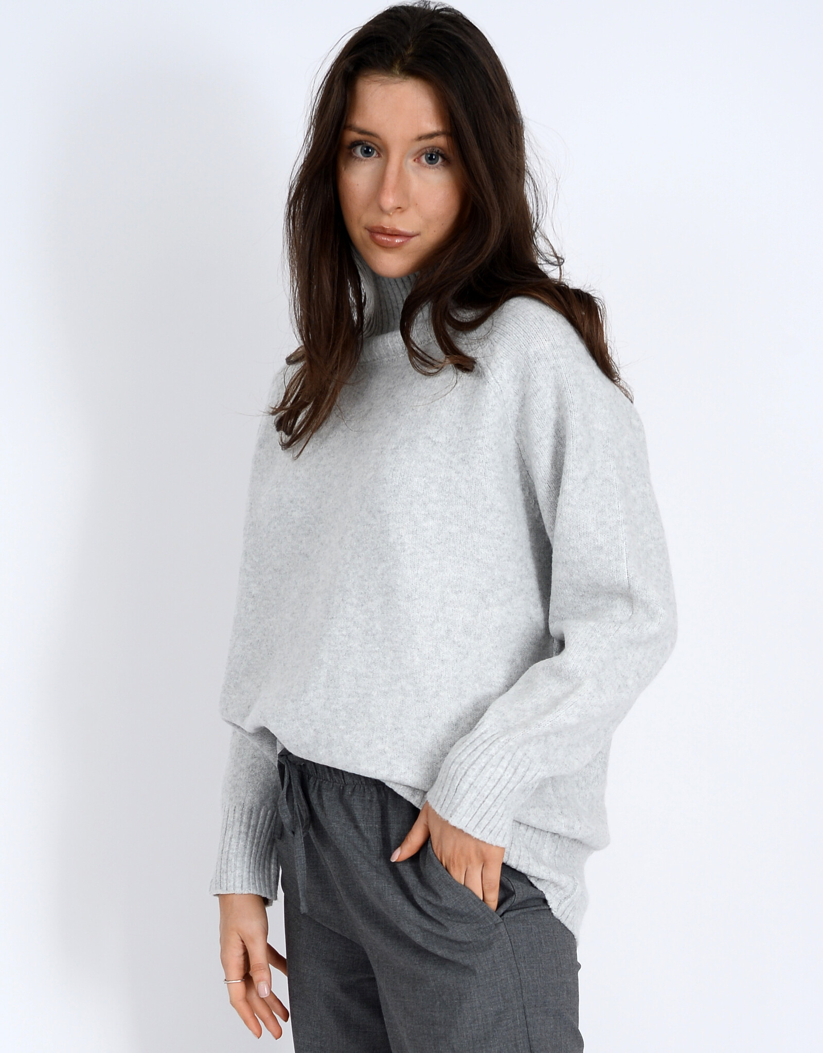 RD Style Anthousa Raglan SL Mock Nk Pullover