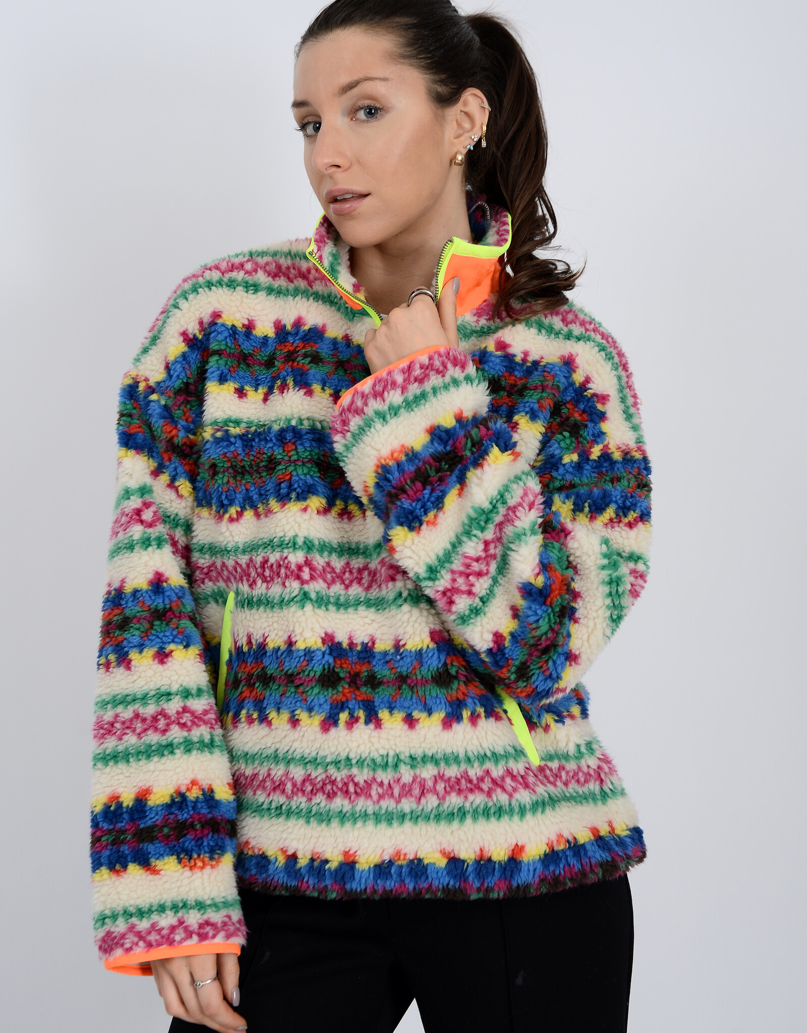 RD Style Alta Sherpa 1/2 Snap Front Pullover