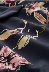 Tom Tailor S/S Blouse w Floral Pattern Elastic Hem