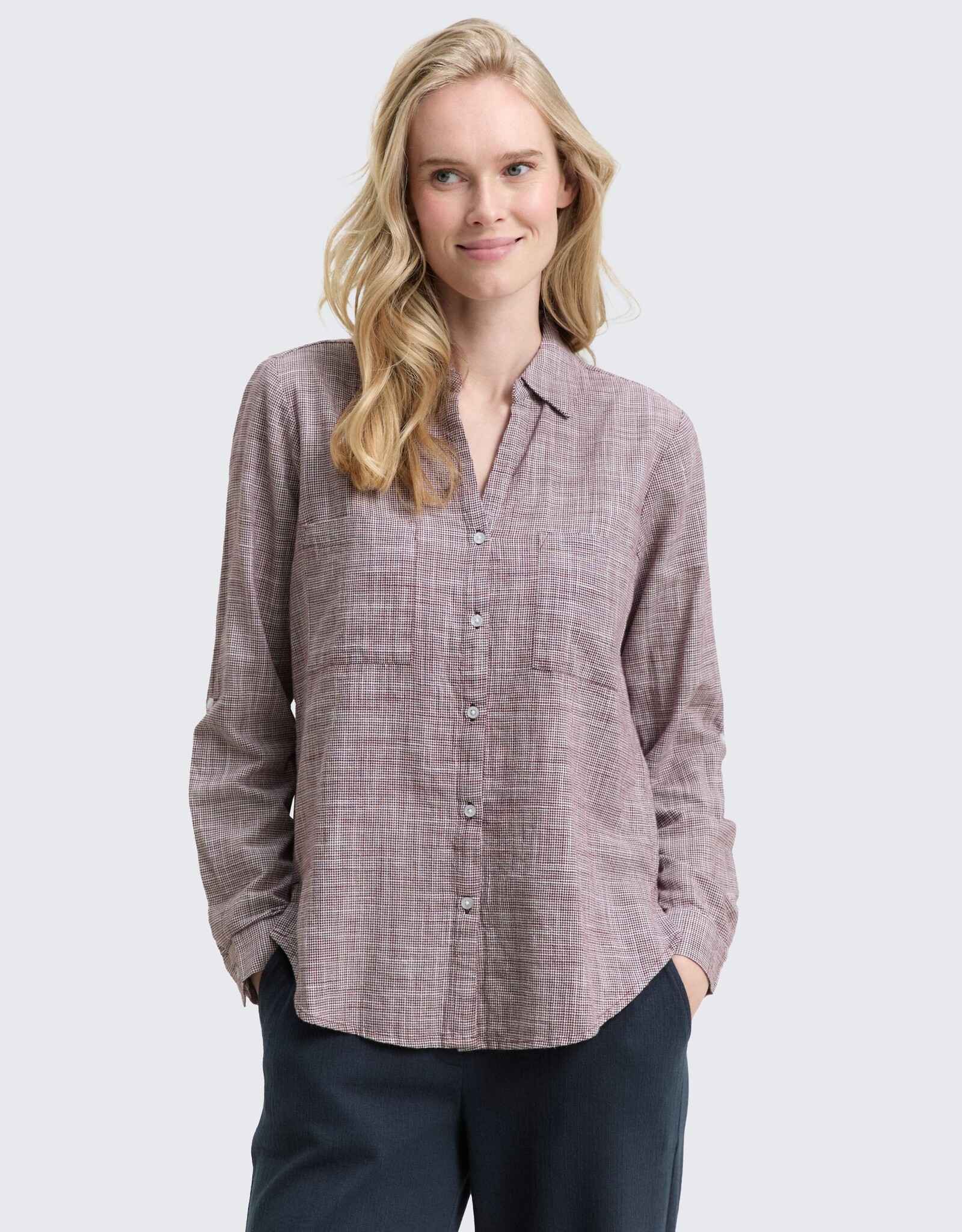 Tom Tailor Blouse w Slub Structured