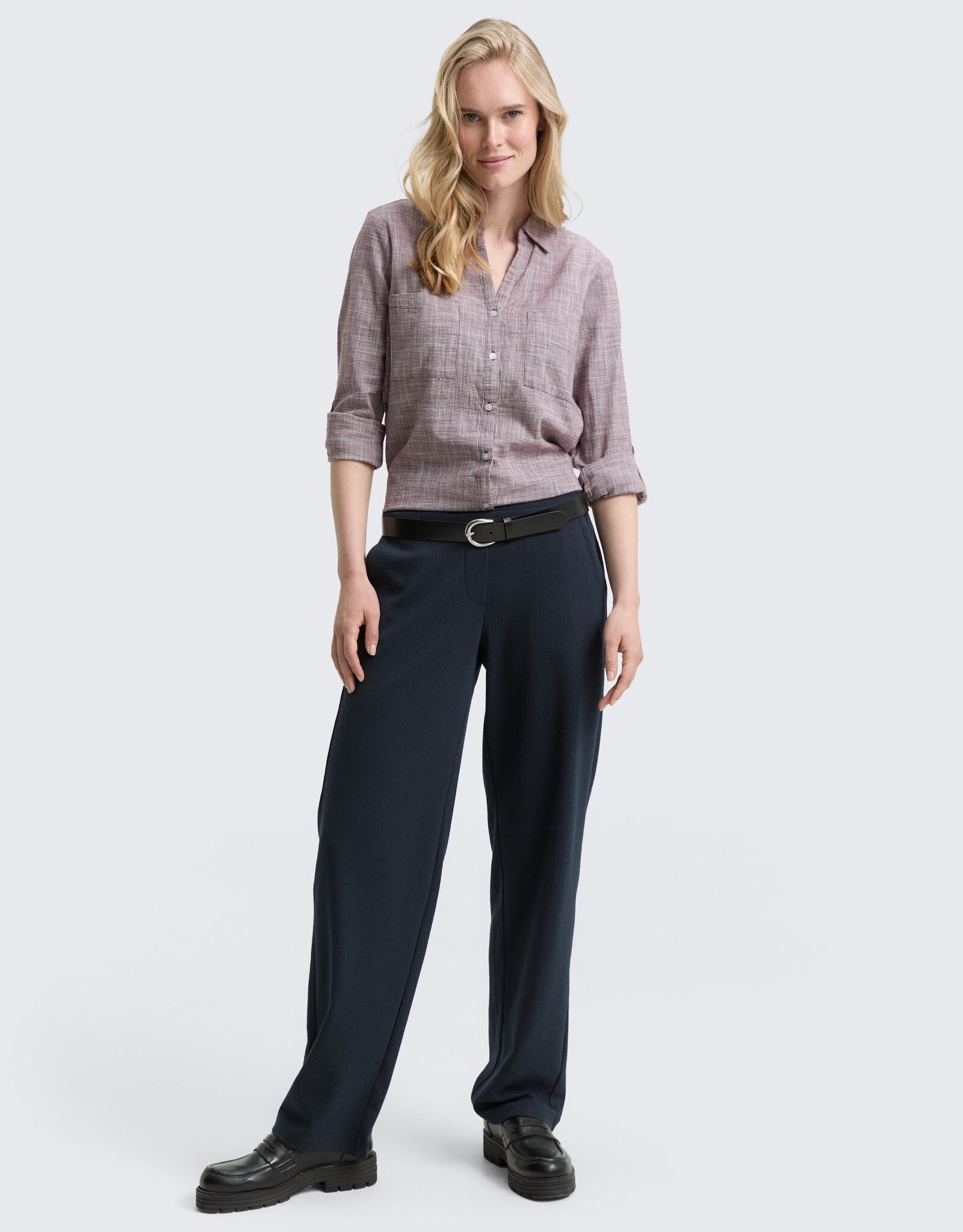 Tom Tailor Blouse w Slub Structured