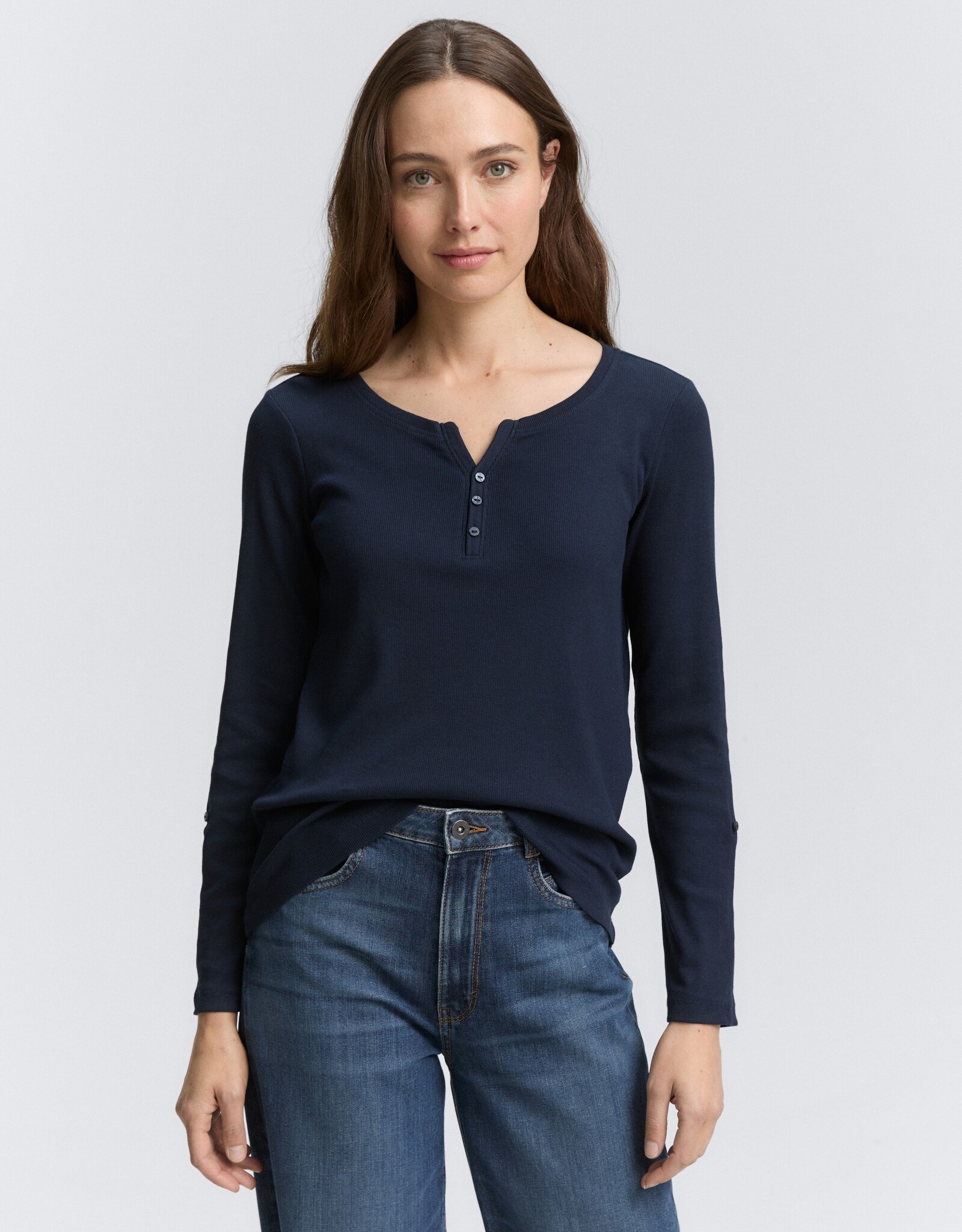 Tom Tailor L/S Henley T-Shirt