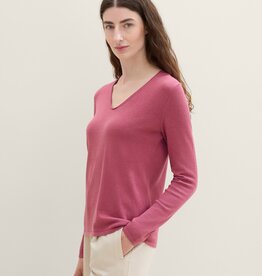 Tom Tailor VNeck Knit Sweater Top