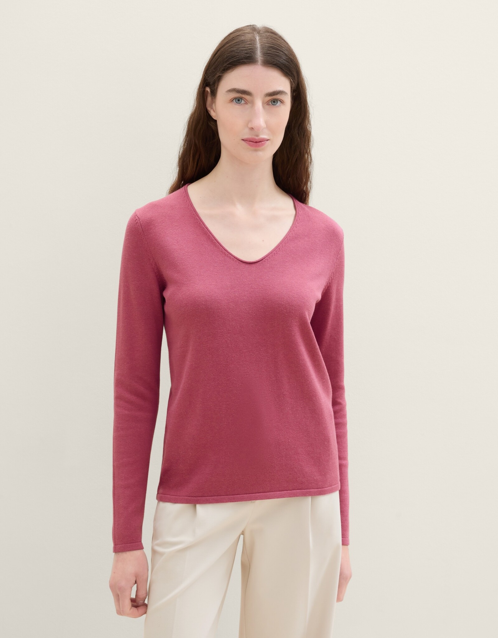Tom Tailor VNeck Knit Sweater Top