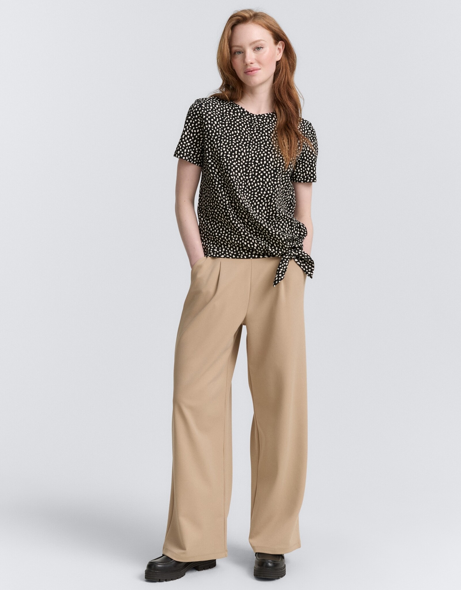 Tom Tailor Knotted Dot Print T-Shirt
