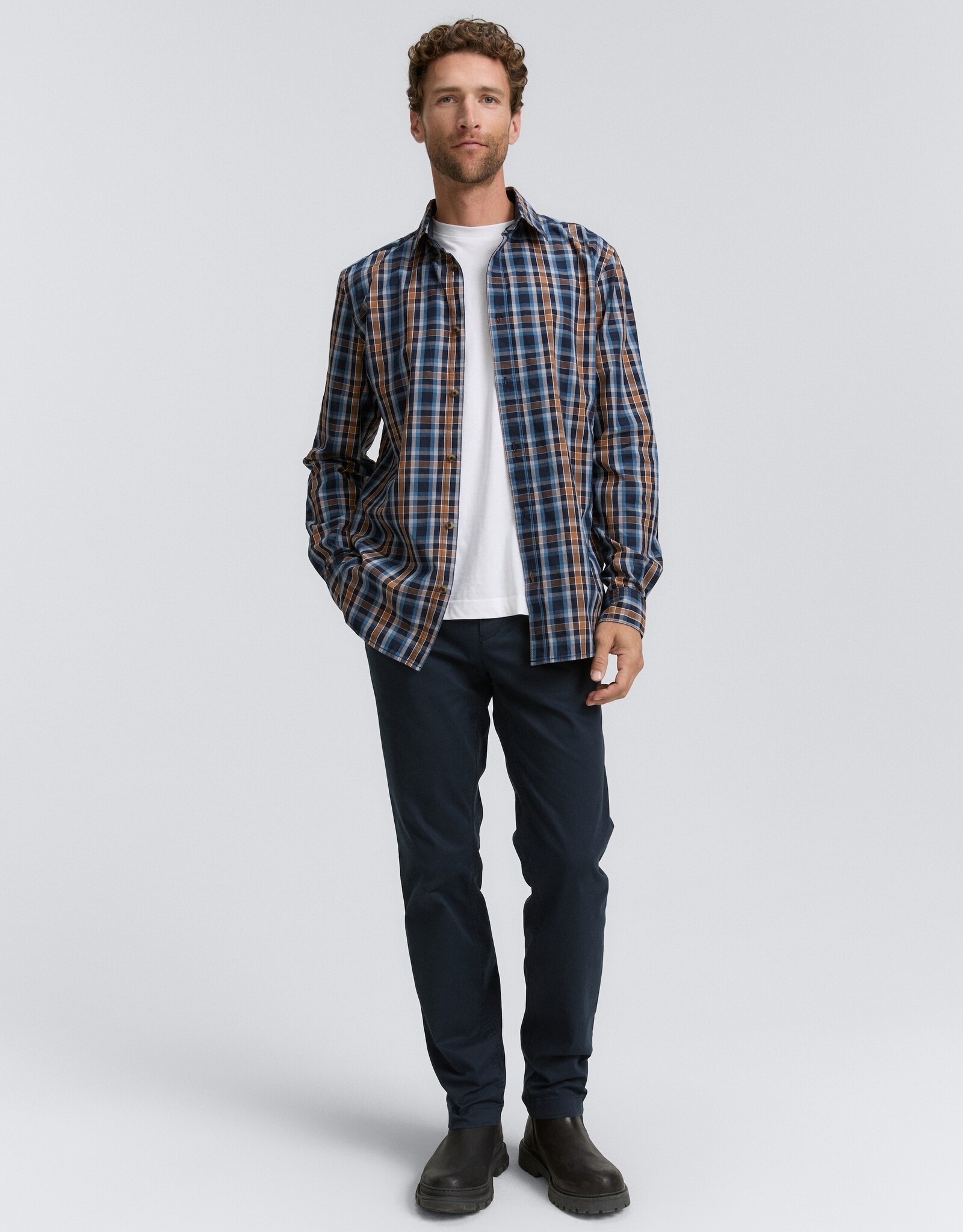 Tom Tailor Mens Check Shirt