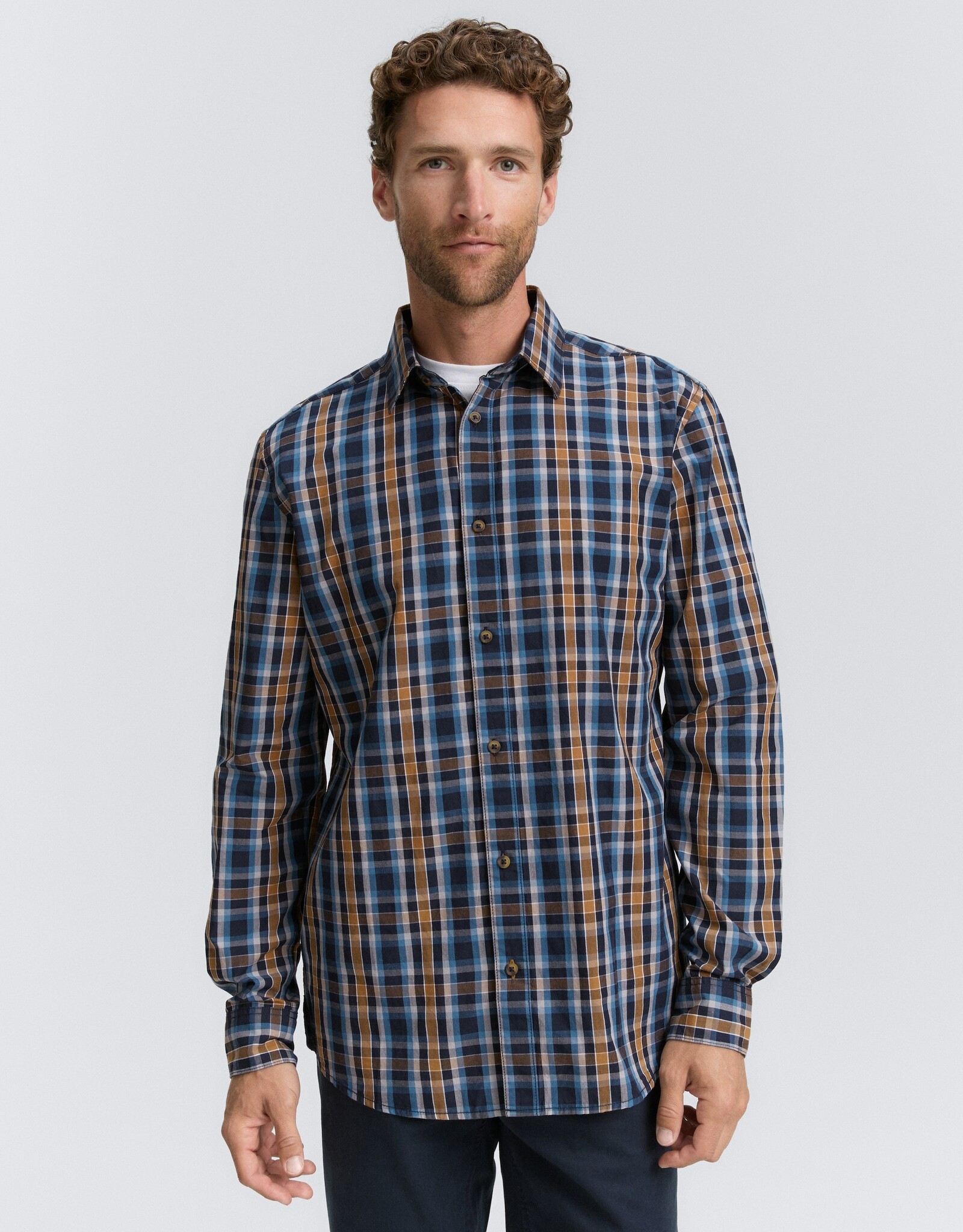 Tom Tailor Mens Check Shirt