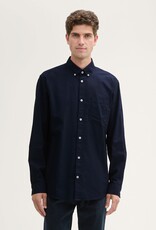 Tom Tailor Mens Solid Oxford Shirt