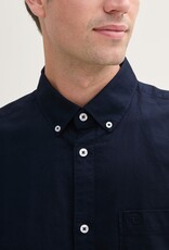 Tom Tailor Mens Solid Oxford Shirt