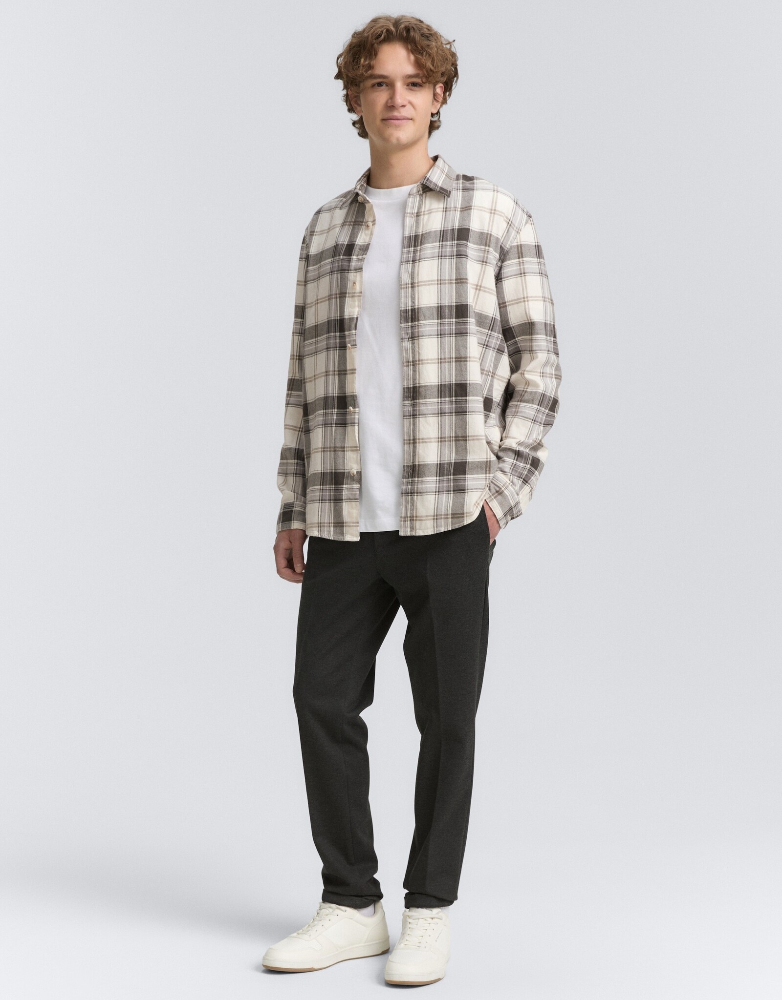 Tom Tailor Mens Relaxed Check Shirt