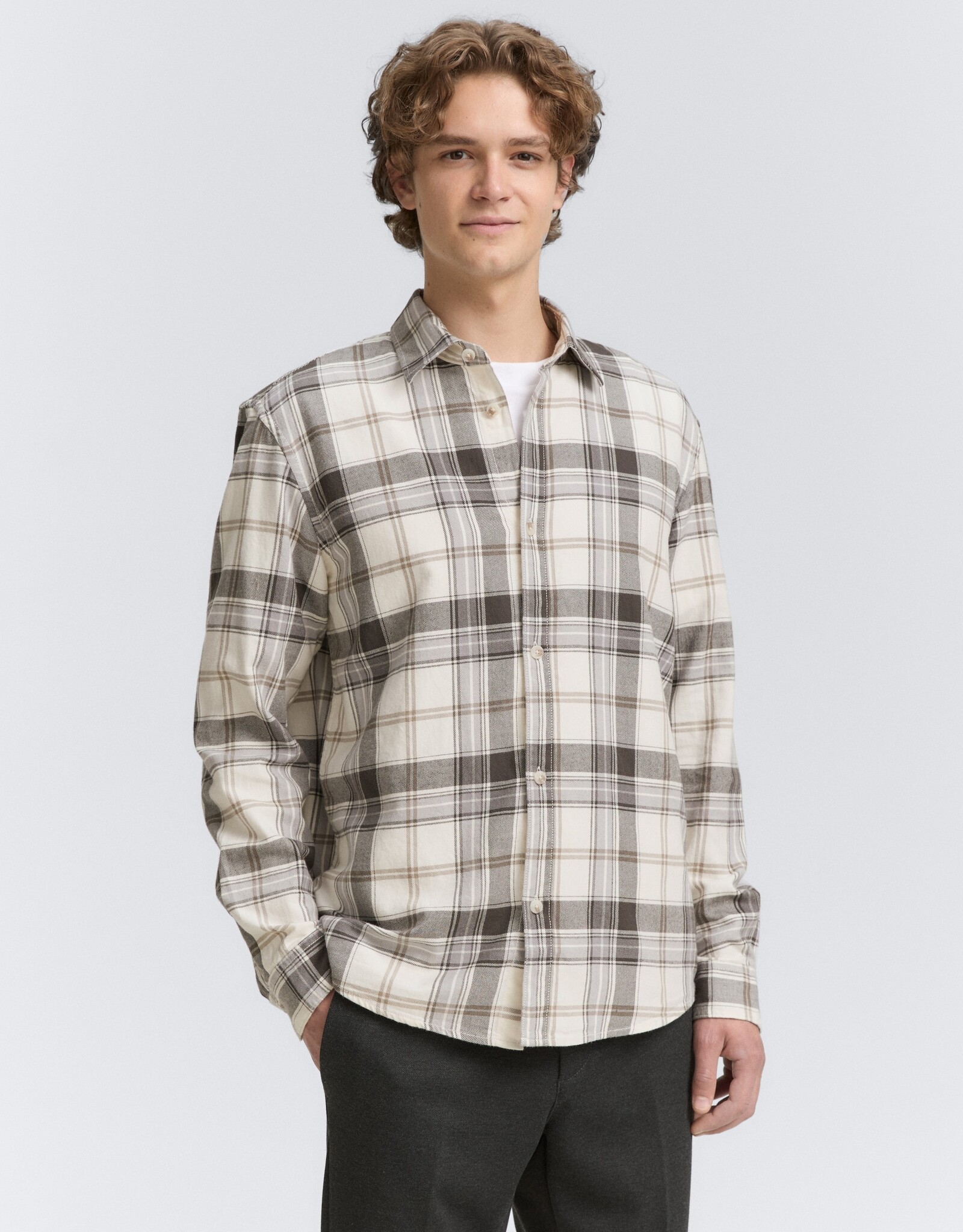 Tom Tailor Mens Relaxed Check Shirt