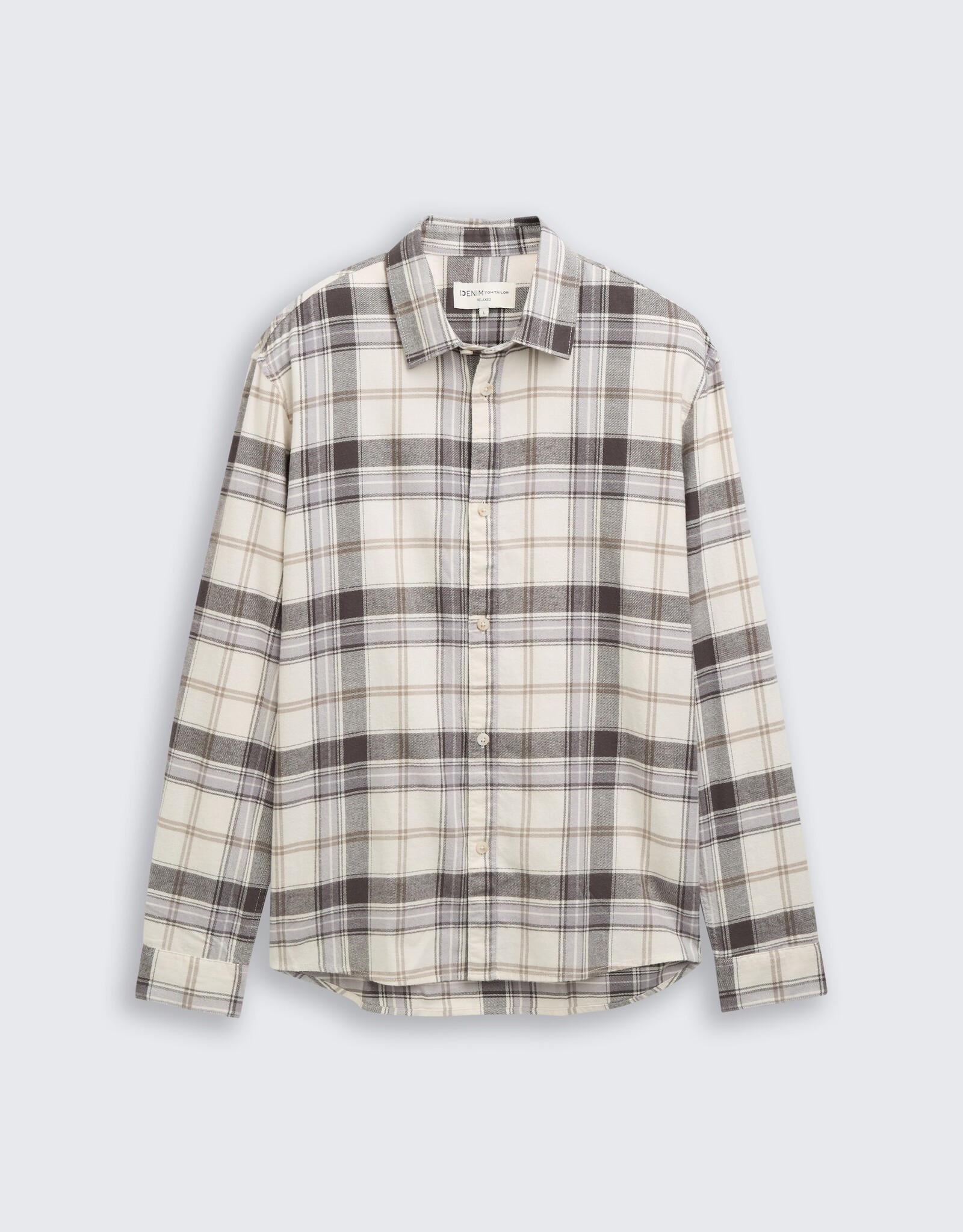 Tom Tailor Mens Relaxed Check Shirt