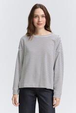 Tom Tailor Boat Neck Striped Sweatershirt