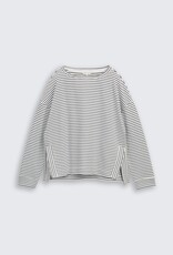 Tom Tailor Boat Neck Striped Sweatershirt