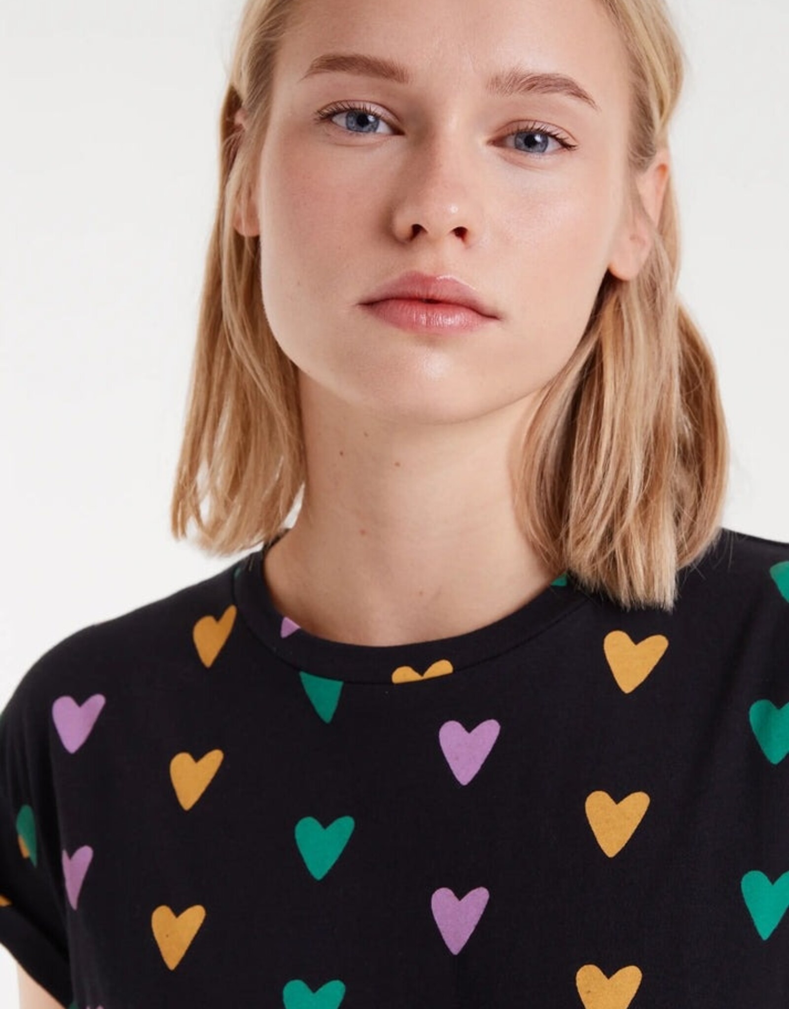 Compania Fantastica Heart Print T-Shirt