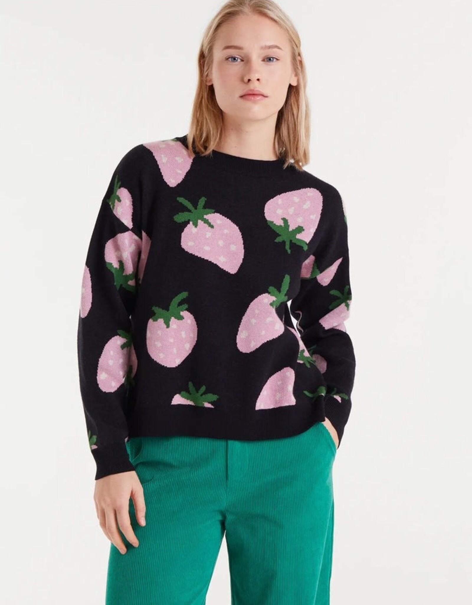 Compania Fantastica Morango Jumper Jacquard