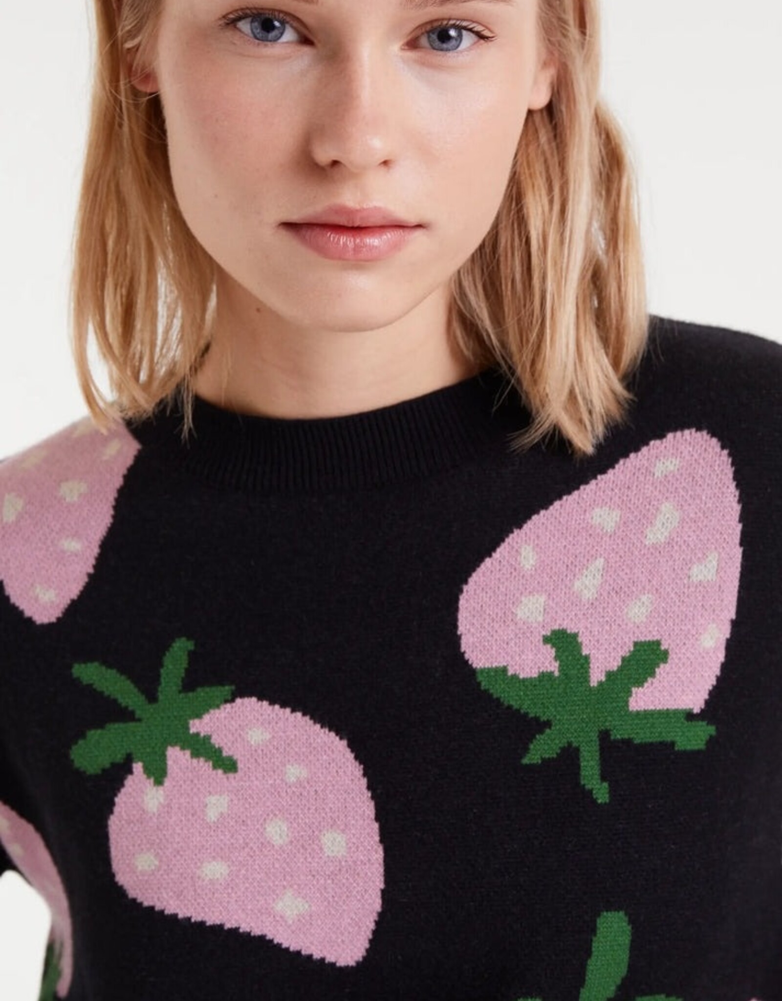 Compania Fantastica Morango Jumper Jacquard