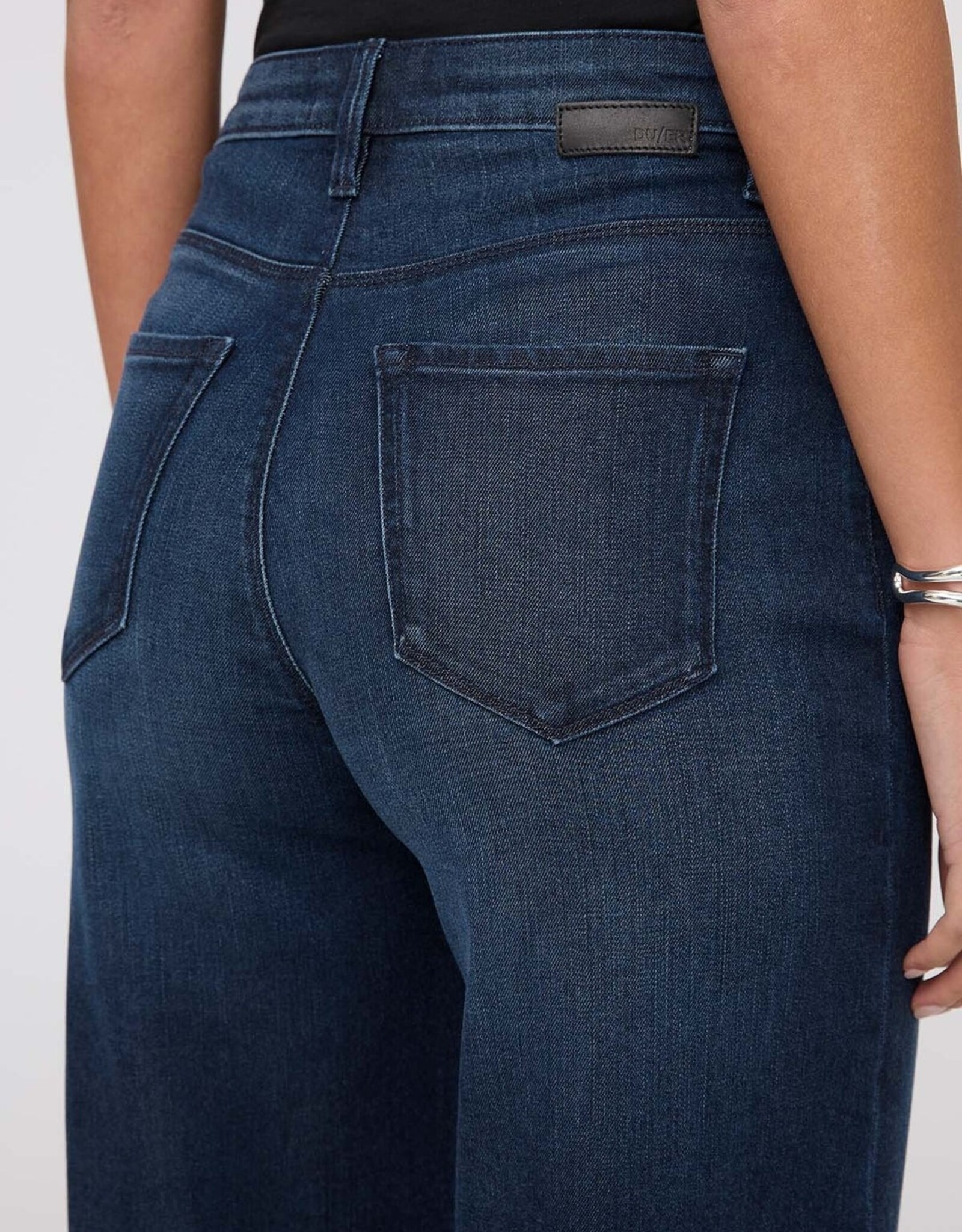 Duer No Sweat Denim High Rise Wide Leg - Nostalgia Tone