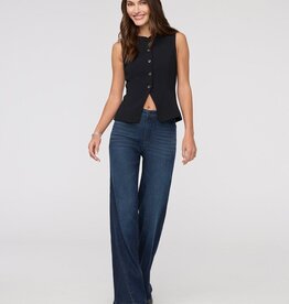 Duer No Sweat Denim High Rise Wide Leg - Nostalgia Tone