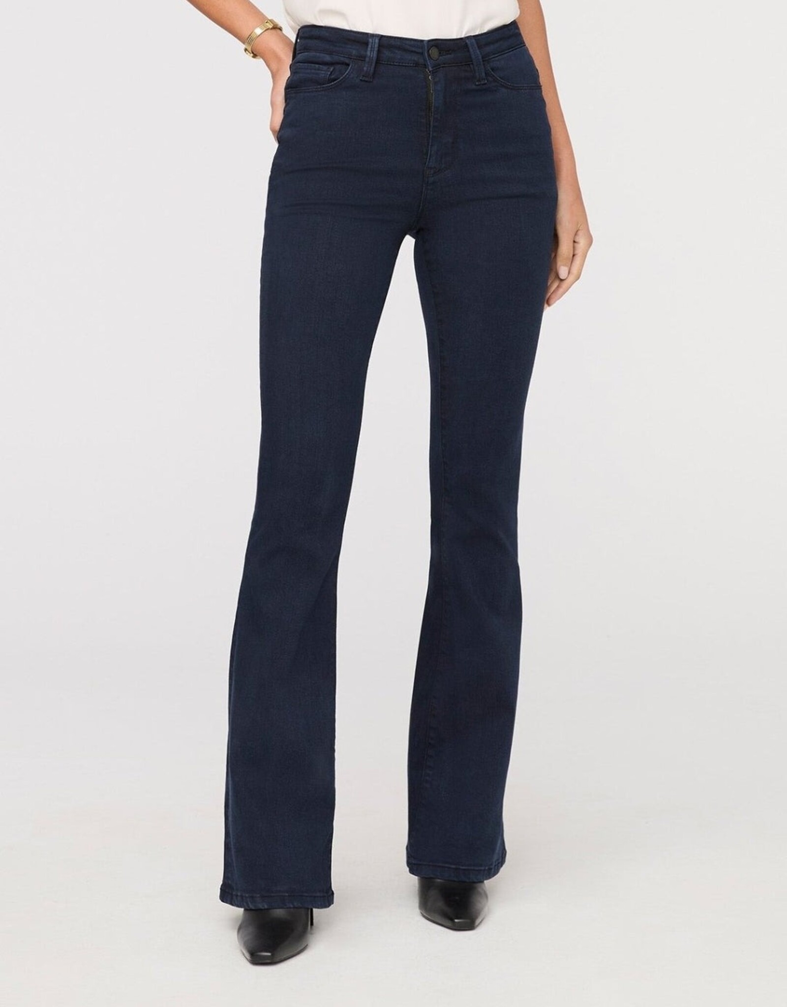 Duer No Sweat Denim High Rise Flare - Dusk Blue