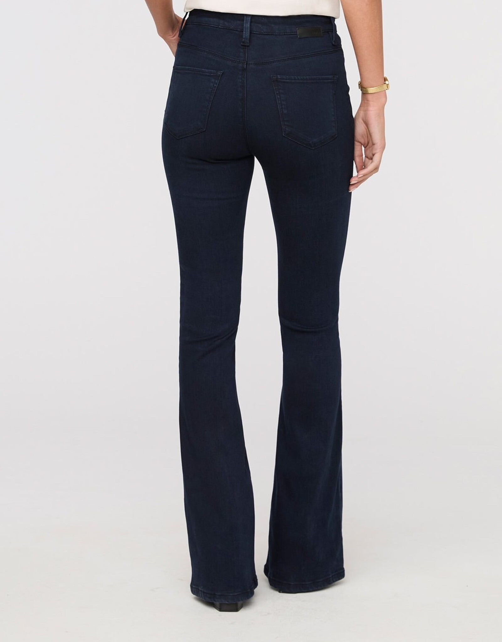 Duer No Sweat Denim High Rise Flare - Dusk Blue