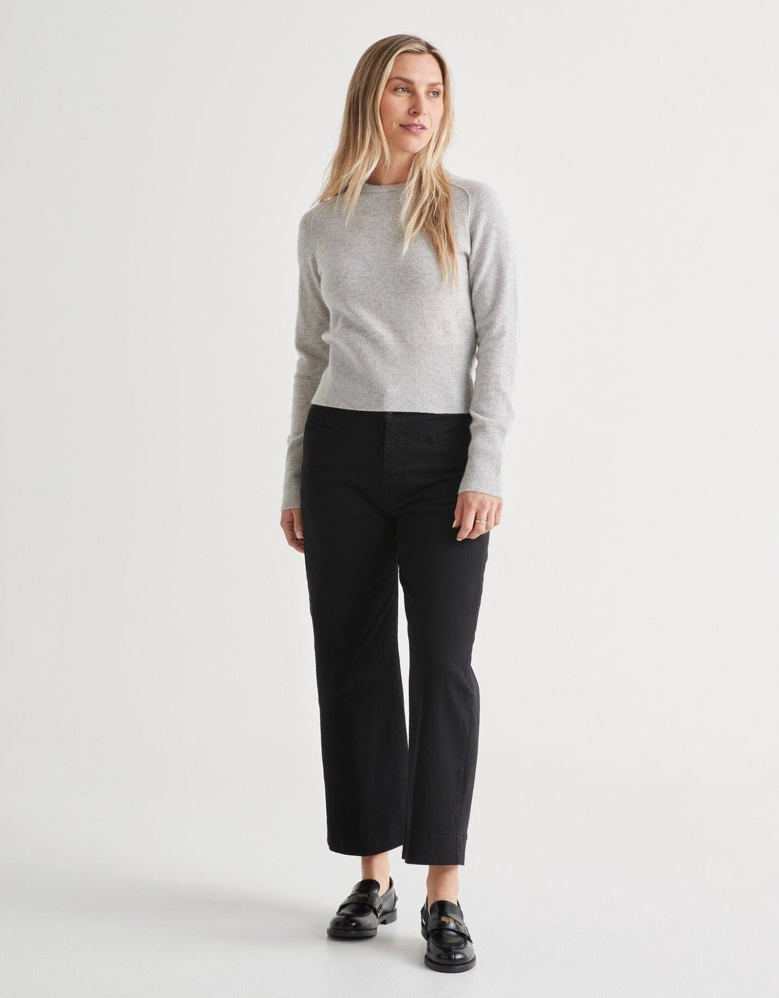 Duer LuxTwill High Rise Trouser - Black