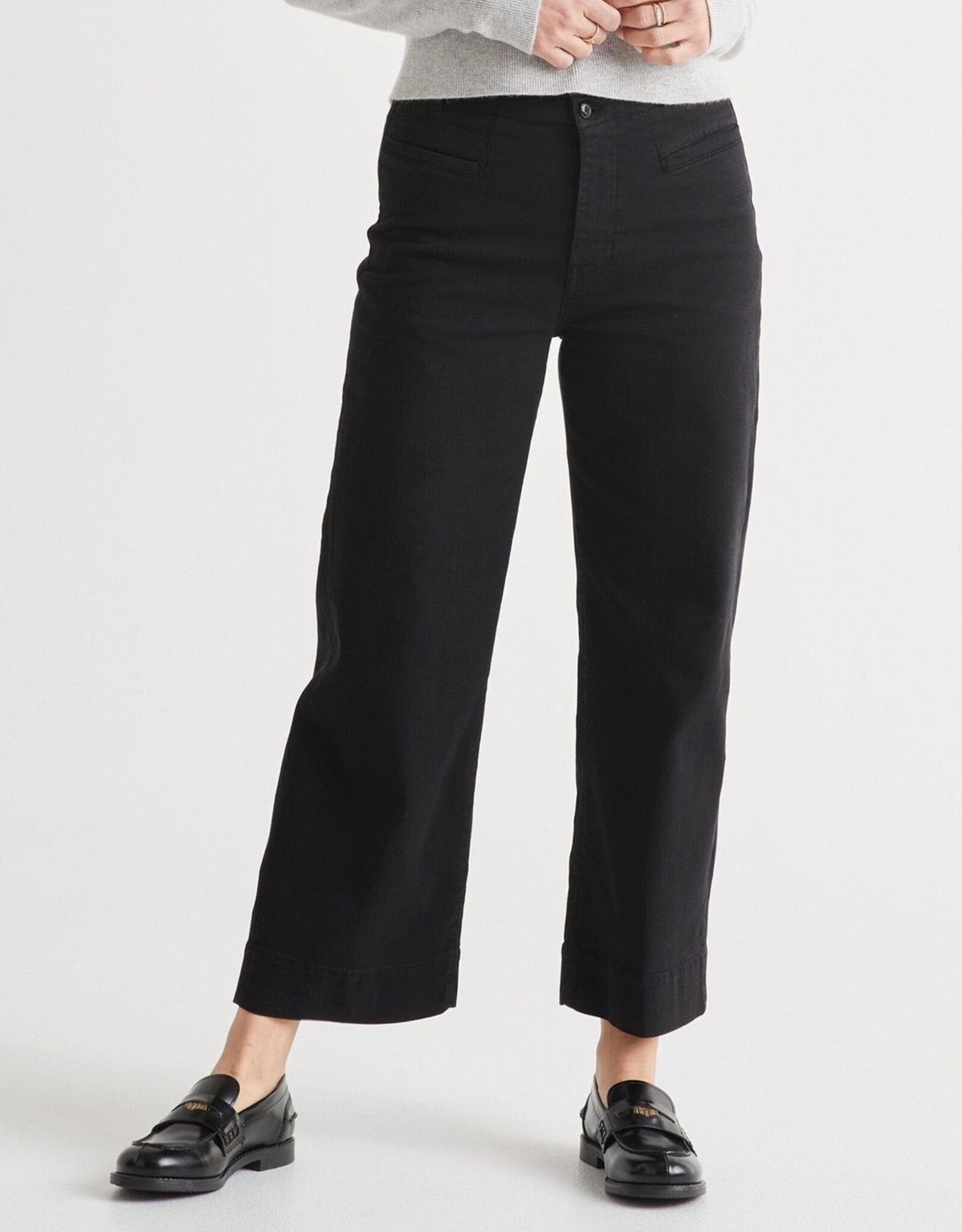Duer LuxTwill High Rise Trouser - Black