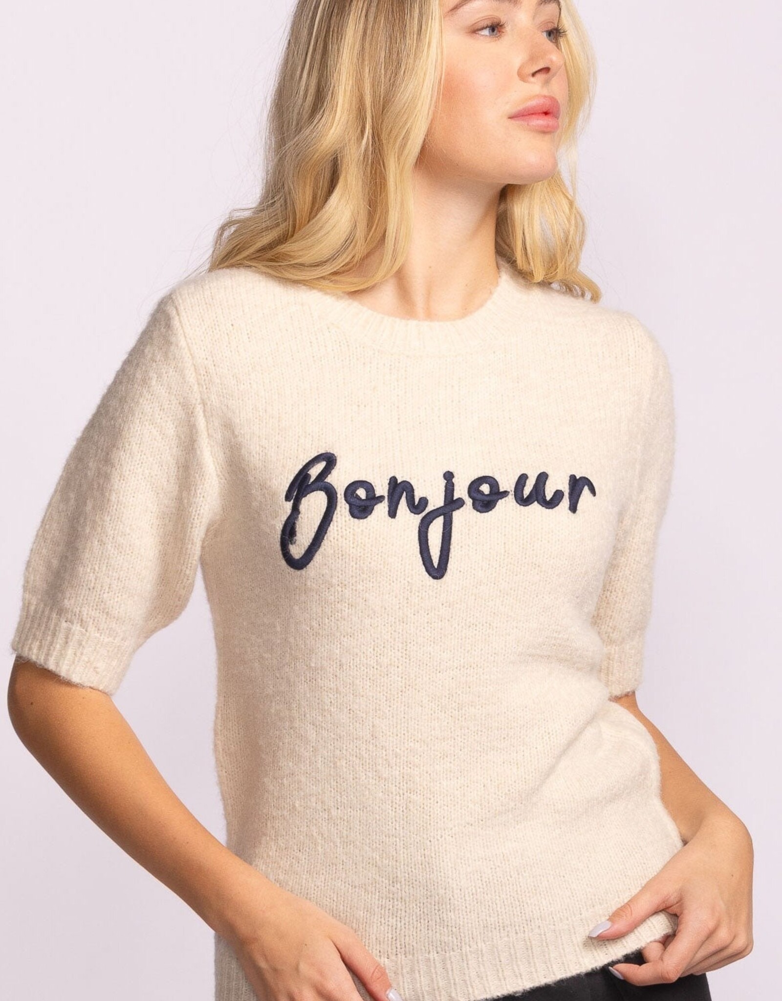 Pink Martini Bonjour S/S Sweater