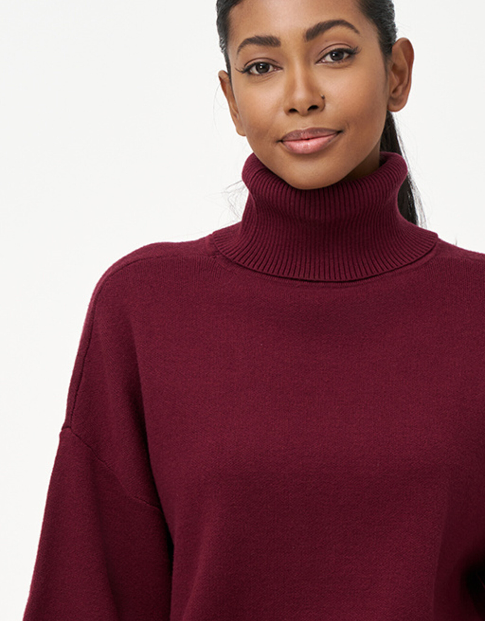 M Made in Italy T-Nk Sweater w Wide Cuffed Sleeves