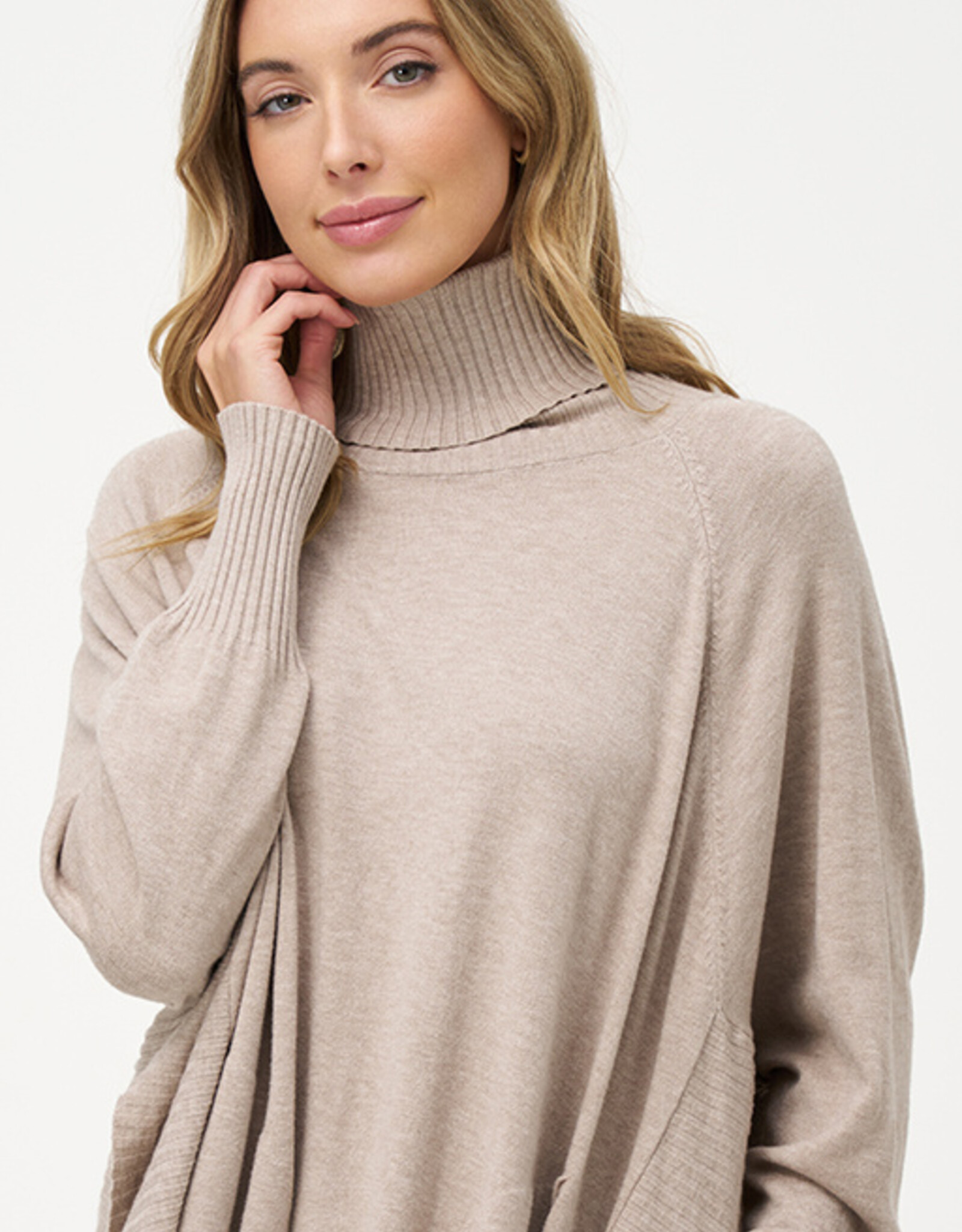 M Made in Italy Poncho Sweater