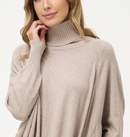 M Made in Italy Poncho Sweater