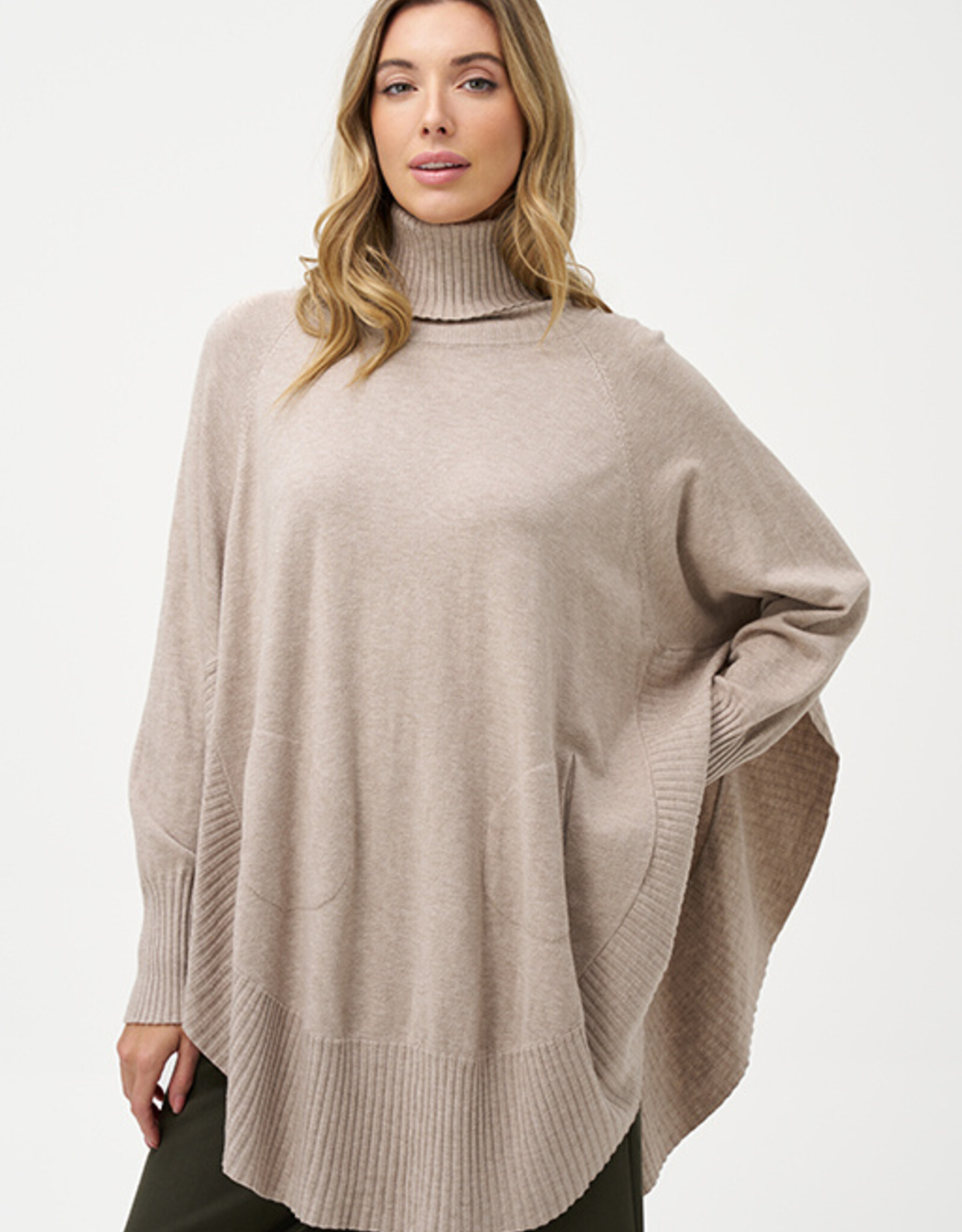 M Made in Italy Poncho Sweater