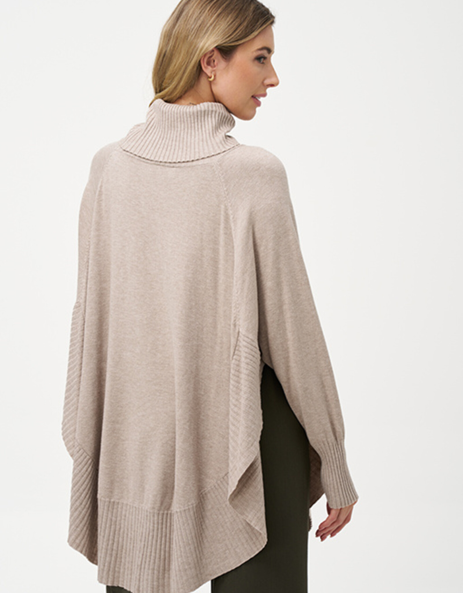 M Made in Italy Poncho Sweater