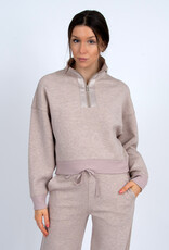 RD Style Mailyn Soft Knit Satin Trim Pullover