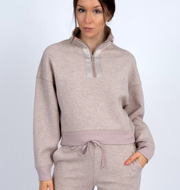 RD Style Mailyn Soft Knit Satin Trim Pullover
