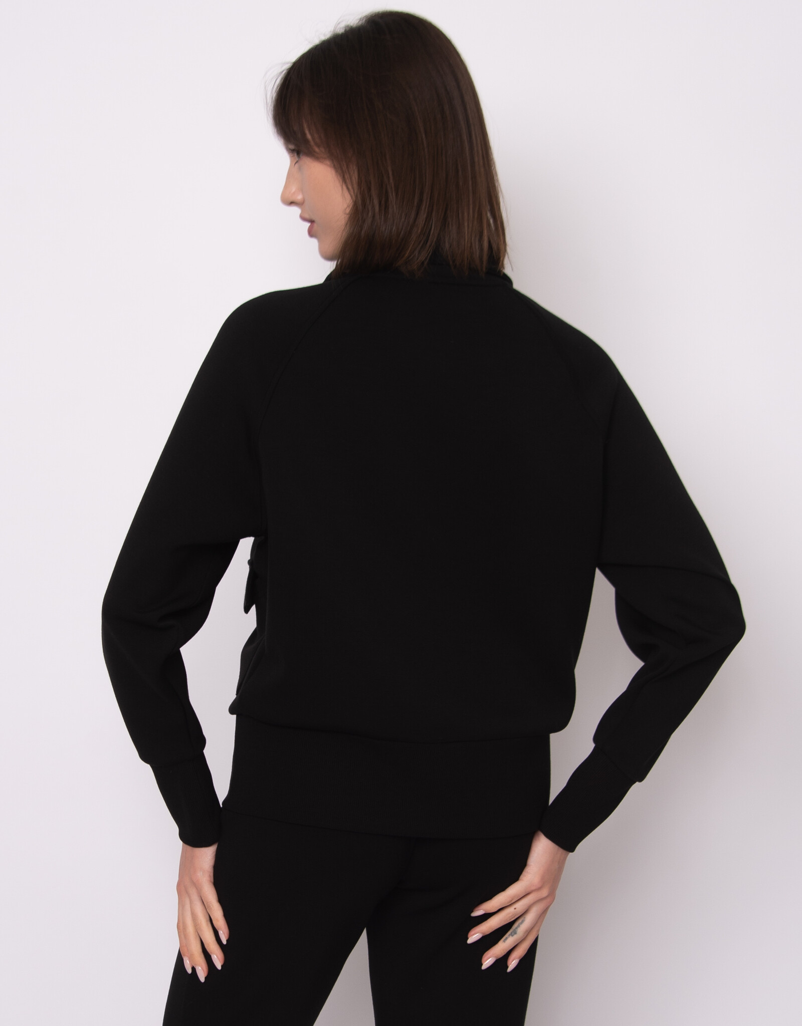 RD Style Saruna Soft Satin Trim Mock Nk Jacket